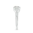 thumbnail image 3 of ANGARA Natural 0.72 Ct. Diamond Solitaire Ring in 14K White Gold for Women (Ring Size: 12), 3 of 10