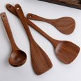 thumbnail image 1 of Yisang Wooden Shovel Spoon Non Stick Wood Long Rice Spatula Kitchen Cooking Utensil Hand Stir Fry Tools Sets, 1 of 1