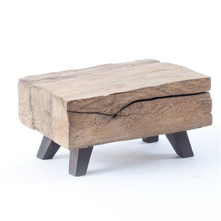 Union Rustic Kwan Wood Block Mini End Table Union Rustic Kwan Wood Block Mini End Table