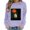VKOYWKM-ZQR1-Purple, variant on VKOYWKM Spooky Halloween Sweatshirt for Women Ghost Pumpkin Graphic Oversized Sweatshirt Crew Neck Long Sleeve Casual Fall Sweatshirt Holiday Party Pullover