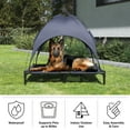 thumbnail image 3 of PETMAKER 36x30 Elevated Dog Bed with Canopy for Indoor/Outdoor Use (Blue), 3 of 7