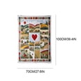 thumbnail image 3 of CaiYueKe Small Size Flannel Blanket, 39x27.6 Inch Soft Warm Nap Blanket, Print Flannel Throw for Sofa Bed Camping, Lightweight Cozy Blanket, Gift for Holiday Thanksgiving Christmas, 3 of 7