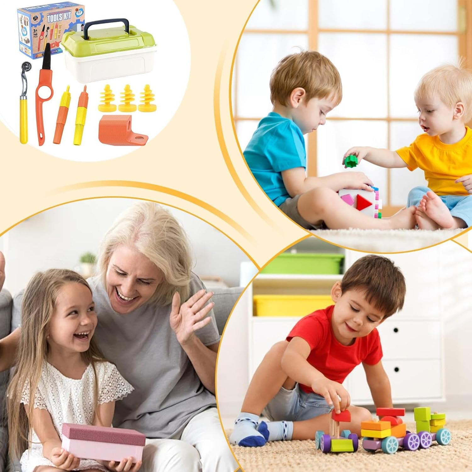 Cardboard Construction Kits – Cardboard Cutter with Cutter & Roller, Educational Craft Learning Toys, Preschool/Kindergarten/Home/School/Travel DIY Activity Set  Z
