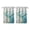 Blue-green Marble Pattern-1, variant on Vintage Black and Grey Lines Tier Kitchen Curtains for Bathroom Living Rod Pocket Window Drapes 28"x39" 2 Panels Window Treatment Tiers