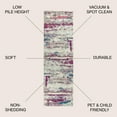 thumbnail image 3 of JONATHAN Y CONTEMPORARY POP 2 x 8 Runner Rug, Modern Abstract Brushstroke - Cream/Pink, CTP102A-28, 3 of 10