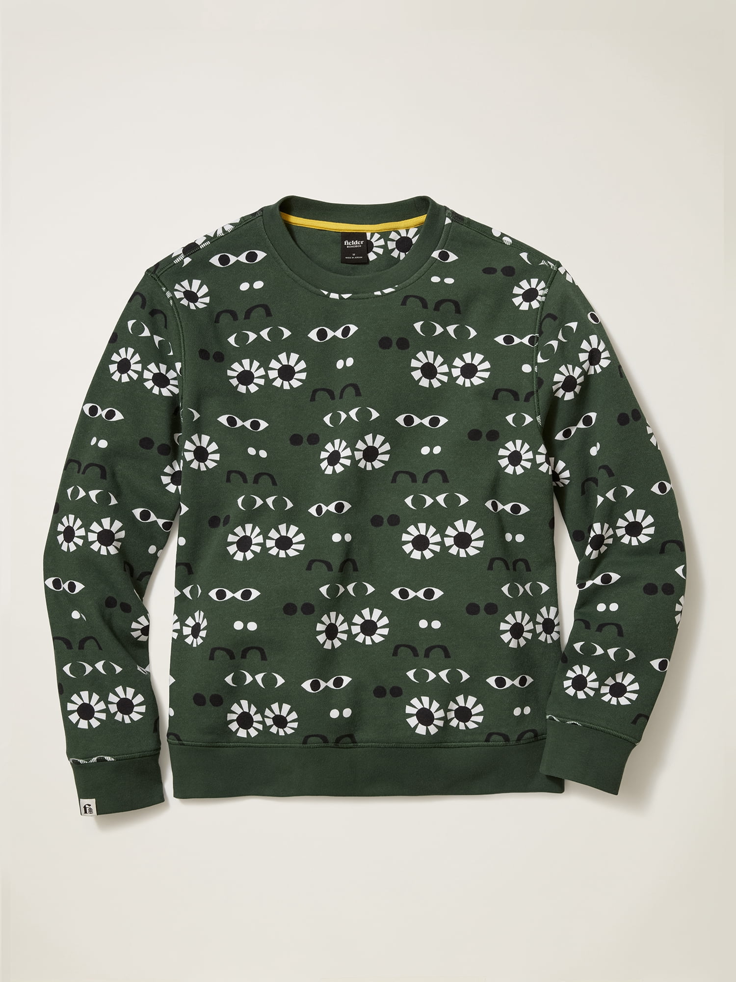 Bonobos Fielder Men's and Big Men's Fleece Graphic Crewneck Sweatshirt, Up to Size 3XL