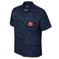 thumbnail image 2 of Men's Colosseum Navy Auburn Tigers Ozark Button-Up Shirt, 2 of 3