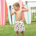 thumbnail image 4 of FORMRS Boys Swim Trunks Quick Dry Mesh Liner Boardshorts Sizes XS-XL, Polka Dot, 4 of 7