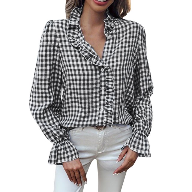 Long Cardigan pour Femmes - Chemise Décontractée à Col en V pour Usage Quotidien