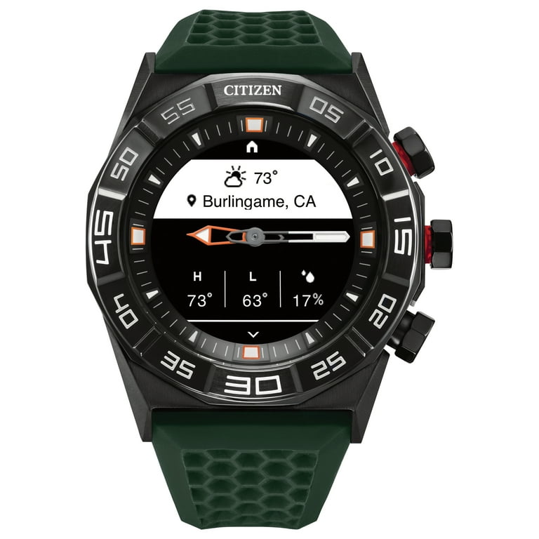 Citizen CZ Smart 44mm Black IP Stainless Steel Hybrid Heart