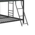 thumbnail image 6 of Newest Triple Full Size Bunk Bed - Black Metal Frame, Space-Saving Stacked Design, Noise-Free, No Box Spring Needed, for Shared Bedrooms​, 6 of 8