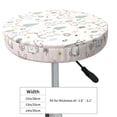 thumbnail image 4 of Lsque Rabbit Forest Round Bar chair cushion covers Velvet Fabric Premium Comfort Protects from Scratches and Stains for 14-17 Inch Chair- 12 inch, 4 of 7