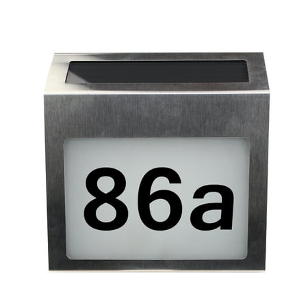 Solar Lighted Address Signs House, Outdoor Address Signs