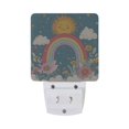 thumbnail image 5 of Yayeee LED Plug in Night Light for The Home with Auto Dusk to Dawn Light Sensors, 2 Pack, Blue Rainbow, 5 of 6
