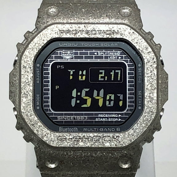 Pre-Owned G-SHOCK CASIO GMW-B5000PS-1 40th Anniversary Recrystallized Watch, Full Metal,...