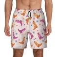 thumbnail image 3 of Uemuo Cowgirl Boots Pattern Mens Swim Trunks Quick Dry Board Shorts with Mesh Lining, Stretch Beach Shorts Quick Dry No-Chafing Board Shorts-, 3 of 9