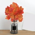 thumbnail image 6 of Eoozwa Artificial Maple Leaves Branches Faux Fall Fake Autumn Leaves for Thanksgiving Table Centerpieces Decoration, Novelty Style, 6 of 6