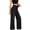 Dark Gray, variant on Women’s High Waisted Wide Leg Bootcut Jeans Trendy Stretchy Flare Jeans Pull On Casual Loose Denim Pants