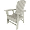 thumbnail image 4 of Portside Seashell Adirondack Plastic Outdoor Dining Chair, 4 of 9