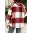 thumbnail image 4 of YATELLE Womens Fall Outfits Fashion Clothes Shackets Flannel Plaid Button Down Long Sleeve Shirts Jackets 2024, 4 of 6