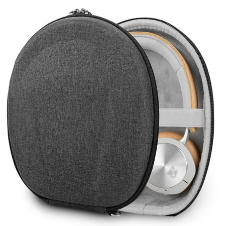 Geekria Shield Headphones Replacement Hard Shell Travel Carrying Bag Compatible with JBL TUNE 600BT Tune 510BT Logitech Premium Notebook Skullcandy Hesh3 B&O BeoplayH95 Headsets (Grey)