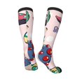 thumbnail image 5 of Lsque Mushroom Printed Crew Socks Men's Women's LightWeight Thin Casual Calf Socks ,Knee High Socks,Cotton Socks, 5 of 9