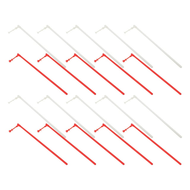 KAKOWELY 20 Sets Windmill Making Rods Plastic Windmill Rods DIY Windmill Making Accessories,11.22X"X2.36"X0.39"
