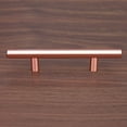 thumbnail image 4 of Hamilton Bowes Satin Copper Cabinet Hardware Euro Style Bar Handle Pull - 3" Hole Centers, 5-3/4"" Overall Length, 4 of 4