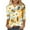 Multicolor#1, variant on Women's Fall World Bee Day Print Crewneck 3/4 Sleeve Loose Fit T-Shirt - Plus Size Friendly Autumn Graphic Tops S-5XL