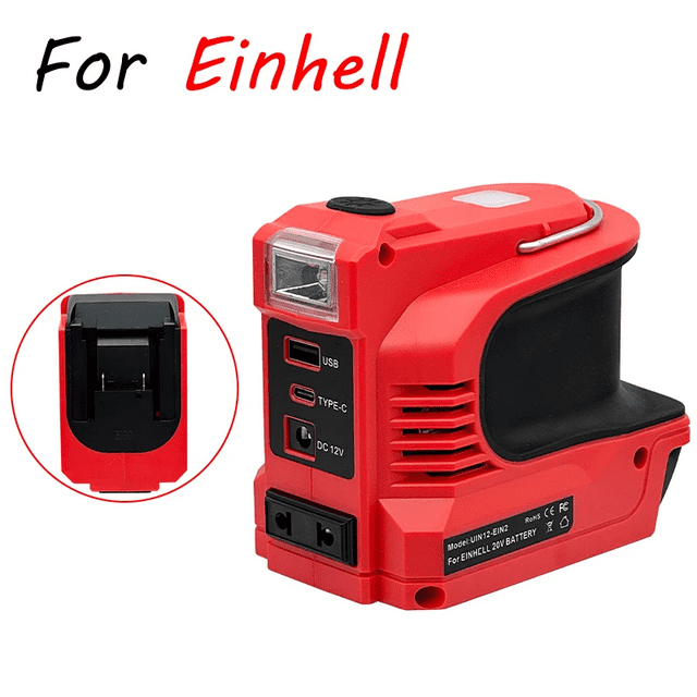 220W Power Inverter DC 18V 21V To AC 220V USB Type-C DC Adapter for Ein*hell 18V tools