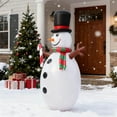 thumbnail image 6 of Magotan 5ft Christmas Inflatables Outdoor Decoration Snowman Christmas Blow Ups with Built in LED Lights Xmas Garden Yard Lawn Decoration, 6 of 7
