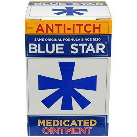Blue Star Anti Itch Medicated Ointment, 2 oz