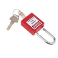 thumbnail image 3 of S SERENABLE Cadenas de Sécurité avec Clé Différent 25mm Métal Extérieur Rouge, 3 of 9