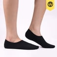 thumbnail image 2 of PUMIER No Show Socks Mens 7/8 Pair Cotton Thin Non Slip Low Cut Men Invisible Sock 6-8/9-11/12-14, 2 of 5