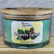 Hollyberry Garland Candle