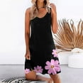 thumbnail image 2 of Sundresses for Women Casual Summer - Beach Dresses for Women Casual Summer Sleeveless Sundress Knee Length Midi Dress Boho Floral Vacation Tank Dress, 2 of 7