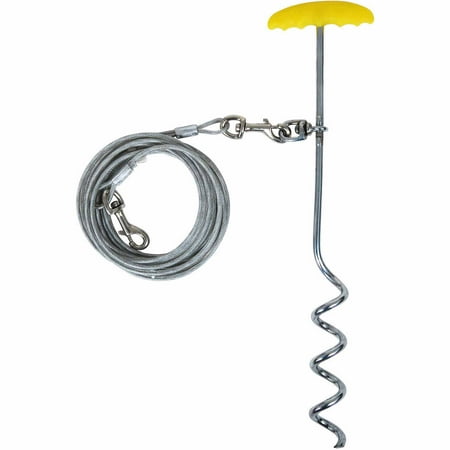 Stake Lg 18" Eztn Ylw W/20'to