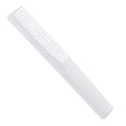 thumbnail image 1 of Peines de peluquería de plástico antiestático con dientes para estilismo, herramientas para el cuidado del cabello en salones de belleza y hoteles (blanco), 1 of 7