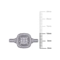 thumbnail image 4 of Everly Women's Diamond 10K White Gold Engagement Ring, 4 of 7