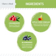 Chew + Heal Low Calorie Dog Healthy Jerky Treats - 5 oz of Plant Based Natural Dog Treats