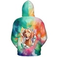 thumbnail image 2 of Funny Watercolor Adorable Vizsla Peeking Through Torn Paper Effect All Over Print 3D Hoodie Unisex Merch Hoodies Vizslas Dog Lover Gifts Idea - 00026, 2 of 6
