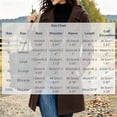 thumbnail image 3 of Cmfcve Womens Plus Size Hooded Coats Double‑Breasted Mid Length Overcoat Long Sleeve Casual Outerwear Jacket, 3 of 8