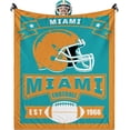thumbnail image 2 of Football Blanket Personalized Gifts for Mens Womens Boys Team Color Throw Blanket Soft Lightweight Flannel Blanket Decor for Sofa Bed 80"x60", 2 of 6