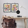 thumbnail image 4 of Stupell Industries Traditional Butterflies & Florals Botanical & Floral Painting Black Floater Framed Canvas Art Print Wall Art, 17 x 21, Set of 2, 4 of 10