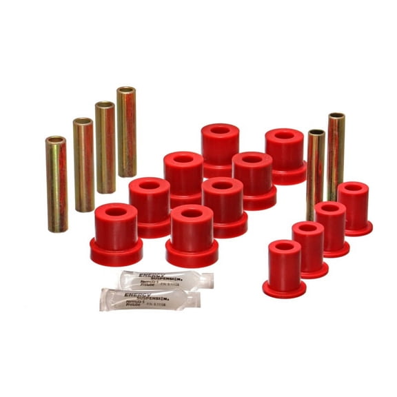 Energy Suspension Chev K-10 4 X 4 Frt Sprg Bush - Red Fits select: 1967-1970 CHEVROLET K10, 1967-1970 CHEVROLET K20