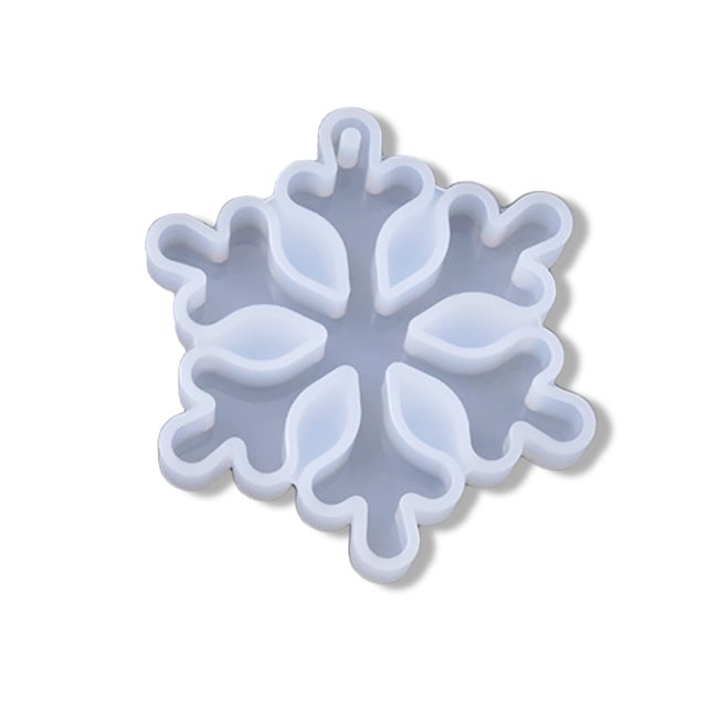 Toystoory Accesorio de molde de silicona de copo de nieve, herramienta de artesanía exquisita creativa, herramientas de fabricación artesanal, moldes de Type3 NO3 Toystoory HA059606-01