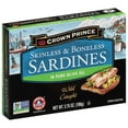 (3 pack) Crown Prince, Skinless & Boneless Sardines in Olive Oil, 3.75