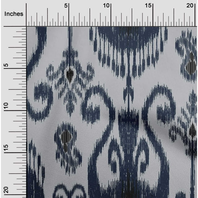 oneOone Coton Tissu Imprimé Ethnique Ikat 1 Yard 40 Inch Wide