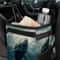 thumbnail image 6 of Whale Foldable with Lid Leak-Proof Hanging Storage Bag Mini Trash Can Car Trash Bin Trash Can for Car, 6 of 6