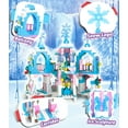 thumbnail image 3 of Friends Frozen Castle Building Kit Princess Magical Ice Palace, for Child Girls Ages 6-12 (552 Pieces), 3 of 8